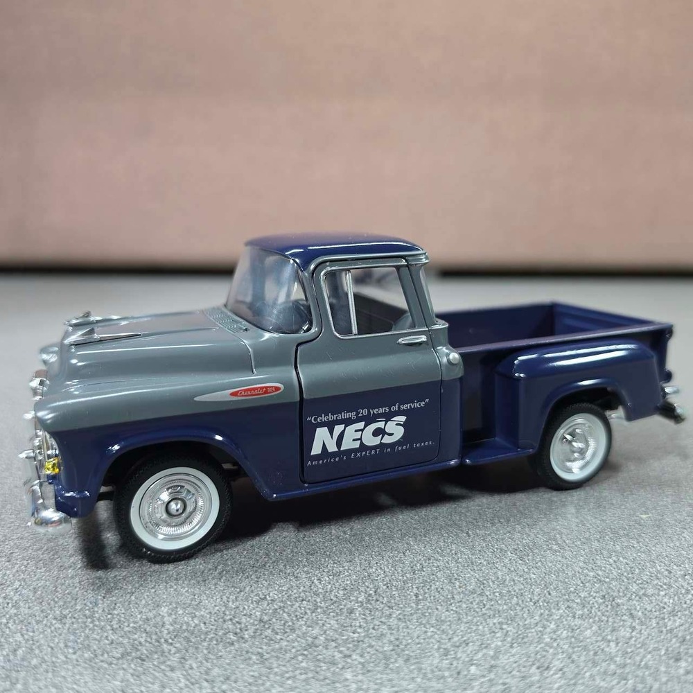 Chevrolet 1957 Pickup Truck Blue Grey Excellent NECS Promo Diecast